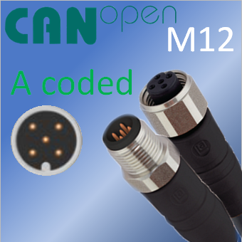 M12 A-Coded CanOpen