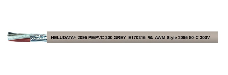 HELUDATA® 2095 PE-PVC 300 GREY